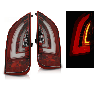 Pilotos Traseros Led Vw Up! 3.11- / Skoda Citigo 12.11- Rojo/Blanco Led Bar