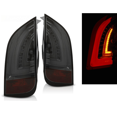 Pilotos Traseros Led Vw Up! 3.11- / Skoda Citigo 12.11-  Ahumado Led Bar