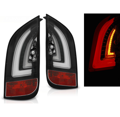 Pilotos Traseros Led Vw Up! 3.11- / Skoda Citigo 12.11-  Negro Led Bar