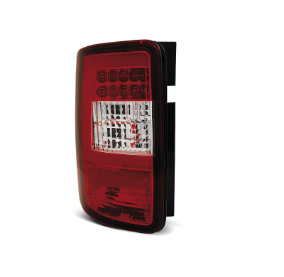 Pilotos Traseros Led Vw Caddy 03-03.14 Rojo/Blanco Led Bar