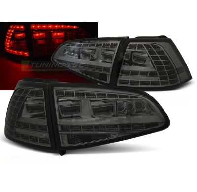 Pilotos Traseros Led Vw Golf 7 13- Ahumado Led Gti Look