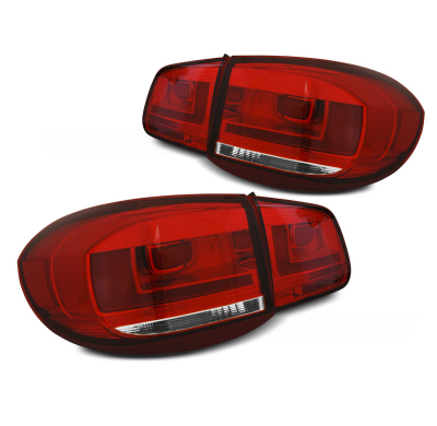 Pilotos Led Vw Tiguan 07-07.11  Rojo Blanco Led Bar