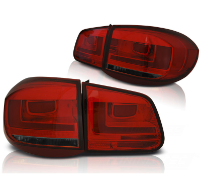 Pilotos Traseros Led Vw Tiguan 07-07.11  Red Smoke Led Bar
