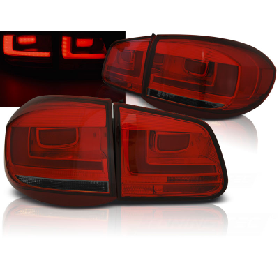 Pilotos Traseros Led Vw Tiguan 07-07.11  Red Smoke Led Bar