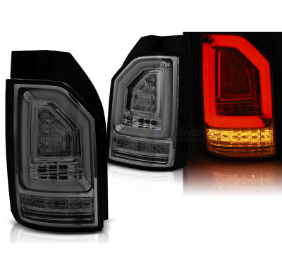 Pilotos Traseros Led Vw T6 2015-  Smoke-Intermitente Dinamico Led Bar Oem Bulb