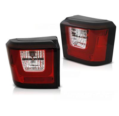 Pilotos Traseros Vw T4 90-03.03 Red White Led Bar