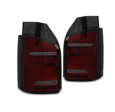 PILOTOS TRASEROS LED RED SMOKE para VW T6 15-19 BOMBILLA OEM con intermitente dinamico