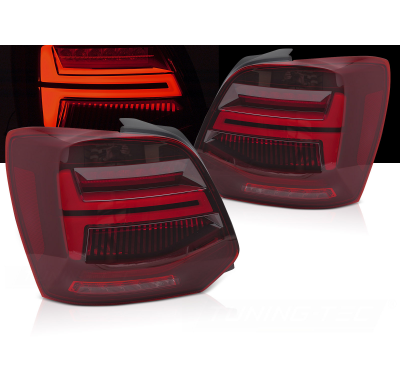 PILOTOS TRASEROS LED BARRA LED ROJA para VW POLO V 09-17