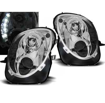 Faros Delanteros Luz Diurna Alfa Romeo Mito 2008- Tru Drl Ece-R87 Cromado