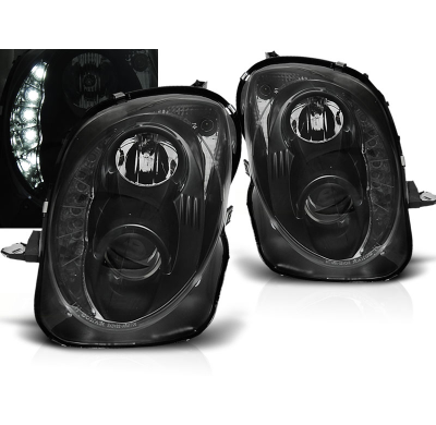 Faros Delanteros Luz Diurna Alfa Romeo Mito 2008- Tru Drl Ece-R87 Negro