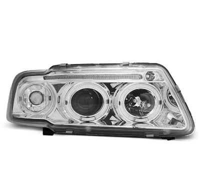 Faros Delanteros Angel Eyes Audi A3 8l 08.96-08.00 Angel Eyes Cromados