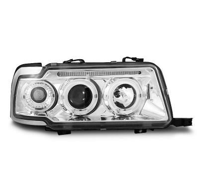 Faros Delanteros Angel Eyes Audi 80 B4 09.91-04.96 Angel Eyes Cromados