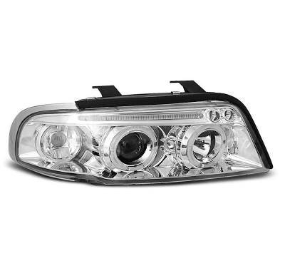 Faros Delanteros Angel Eyes Audi A4 11.94-12.98 Angel Eyes Cromados