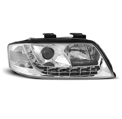 Audi A6 05.97-05.01 Faros Delanteros Luz Diurna Cromados