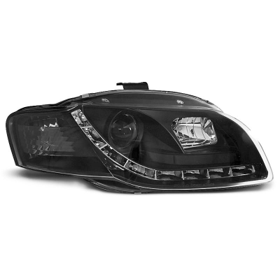Audi A4 B7 11.04-03.08 Faros Delanteros Luz Diurna Fondo Negro
