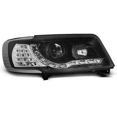 Faros Delanteros Luz Diurna Audi 100 C4 12.90-06.94 Fondo Negro