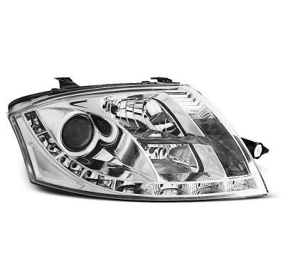 Audi Tt 99-06 Faros Delanteros Luz Diurna Cromados 9 PINES