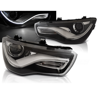 Faros Luz Diurna Audi A1 04.10-12.14 Negro Luz Diurna Real Homologacion R87