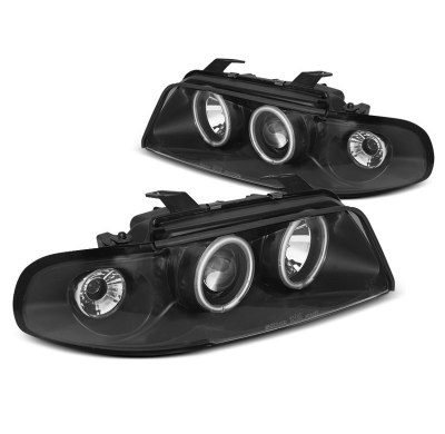 Faros Audi A4 11.94-12.98 Angel Eyes Ccfl Negro