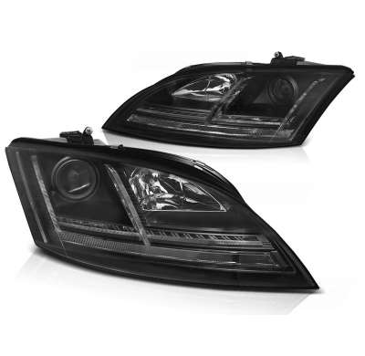 Faros Luz Diurna Audi Tt 06-10 8j Black Led-Intermitente Dinamico