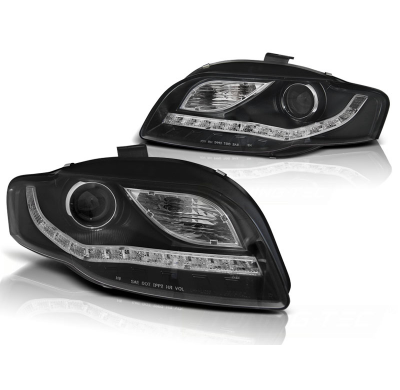 Faros Luz Diurna Audi A4 B7 11.04-03.08 Daylight Led Ind. Black