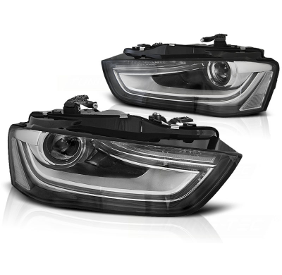 Faros Delanteros Audi A4 B8 12-15 Black Led