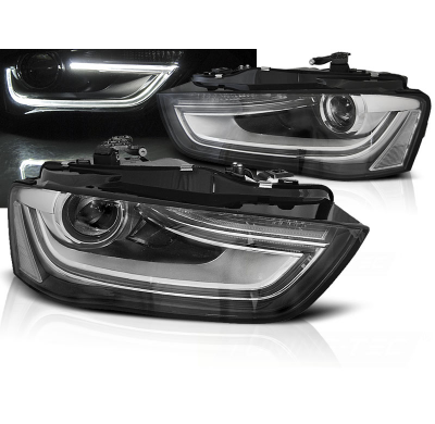 Faros Delanteros Audi A4 B8 12-15 Black Led