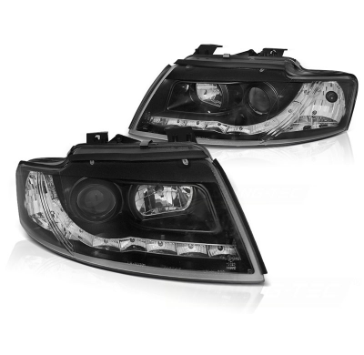 Faros Luz Diurna Audi A4 B6 Cabrio 02-06 Negro