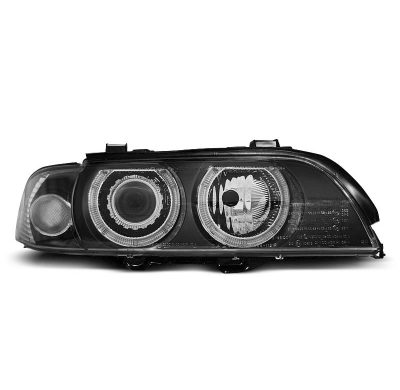 Faros Delanteros Angel Eyes Bmw E39 09.95-06.03 Angel Xenon Eyes D2s/H7 Negro
