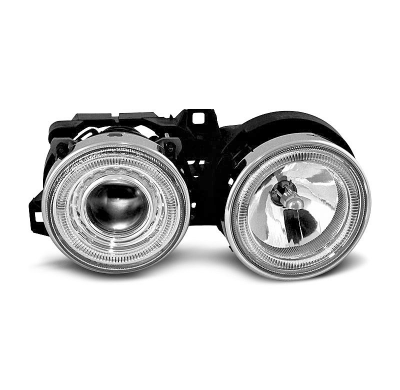 Faros Delanteros Angel Eyes Bmw E30 11.82-06.94 Angel Eyes Cromados