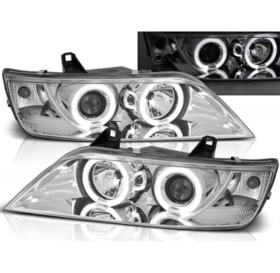 Faros Delanteros Angel Eyes Bmw Z3 01.96-02 Cromados