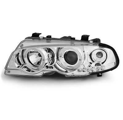 Faros Delanteros Angel Eyes Bmw E46 04.99-03.03 Coupe Cromados