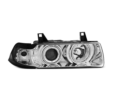 Faros Delanteros Angel Eyes Bmw E36 12.90-08.99 C/C Angel Eyes Cromados