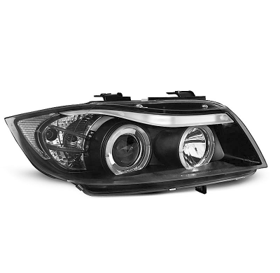 Faros Delanteros Angel Eyes Bmw E90/E91 03.05-08.08 Fondo Negro