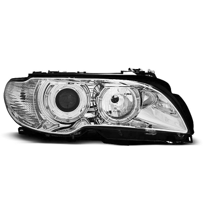 Faros Delanteros Angel Eyes Bmw E46 04.03-06 Coupe Cabrio Angel Eyes Cromados