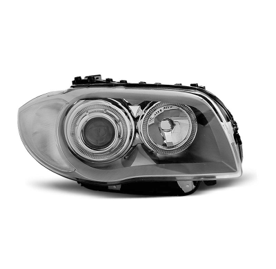 Faros Delanteros Angel Eyes Bmw 1 E87/E81 04-11 Cromado