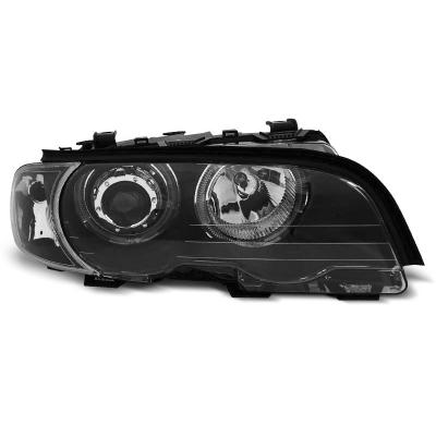 Faros Delanteros Angel Eyes Bmw E46 04.99-03.03 Coupe Cabrio Angel Eyes Led Negro