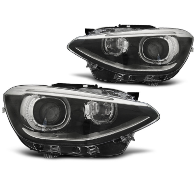 Faros Luz Diurna Bmw F20 / 21 11-12.14 Ae Luz Diurna Real Homologacion R87 Negro