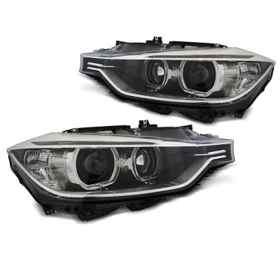 Faros Bmw F30/F31 10.11 - 05.15 Angel Eyes Negro R87