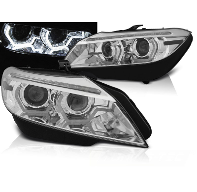 Faros Delanteros Xenon Luz Diurna Cromado Afs Intermitente Dinamico Para Bmw Z4 E89 09-13