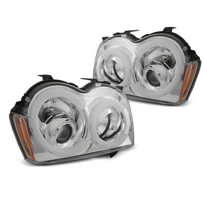 Faros Luz Diurna Chrysler Jeep Grand Cherokee 05-08 Cromado Tube Light