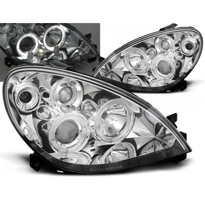 Faros Delanteros Angel Eyes Citroen Xsara 09.00-10.04 Cromados