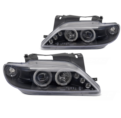 FAROS DELANTEROS CITROEN XSARA 97-00 ANGEL EYES NEGRO