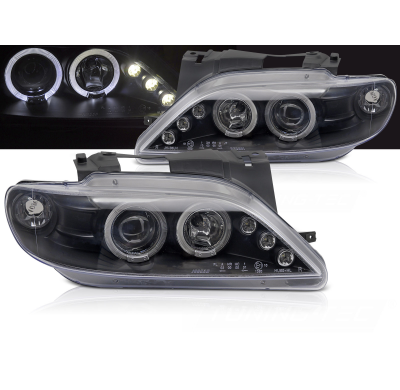 FAROS DELANTEROS CITROEN XSARA 97-00 ANGEL EYES NEGRO