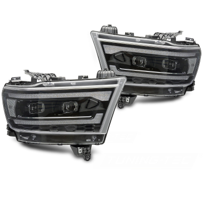 FAROS DELANTEROS LED compatibles con DODGE RAM 19-22