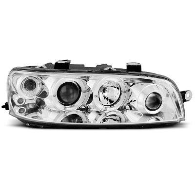 Faros Delanteros Angel Eyes Fiat Punto 2 10.99-06.03 Cromados