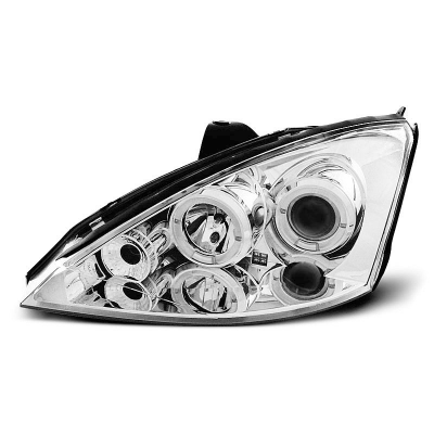 Faros Delanteros Angel Eyes Ford Focus 10.98-10.01 Angel Eyes Cromados