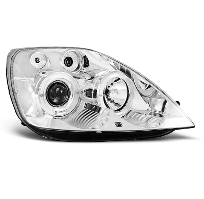 Faros Delanteros Angel Eyes Ford Fiesta Mk6 05.02-08.05 Cromados