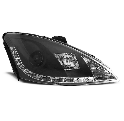 Ford Focus 10.98-10.01 Faros Delanteros Luz Diurna Fondo Negro