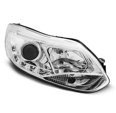 Faros Delanteros Luz Diurna Ford Focus Mk3 11- 10.14 Tube Lights Cromado